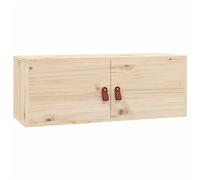 vidaXL Pensile 80x30x30 cm in Legno Massello di Pino