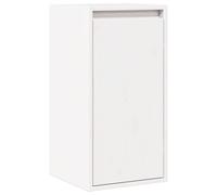 vidaXL Pensile Bianco 30x30x60 cm in Legno Massello di Pino