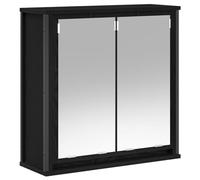 vidaXL Pensile da Bagno con Specchio Rovere Nero 60x21x60 cm, pensile Bagno, pensile Bagno, pensile Bagno, pensile Bagno, pensile Bagno