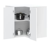 vidaXL Pensile da Cucina ad Angolo Kalmar Bianco in Legno Multistrato