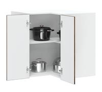 vidaXL Pensile da Cucina ad Angolo Kalmar Rovere Fumo in Truciolato