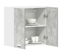 vidaXL Pensile da Cucina Grigio Cemento 60x31x60 cm Legno Multistrato