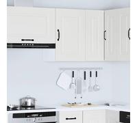 vidaXL Pensile da Cucina Kalmar Bianco in Legno Multistrato