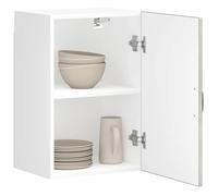 vidaXL Pensile da Cucina Lucca Grigio Cemento in Legno Multistrato, pensile da Cucina, Armadio da Cucina a Parete, pensili con Ante, pensile Montato