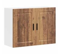 vidaXL Pensile da Cucina Porto Legno Vecchio in Legno Multistrato, pensile da Cucina, Armadio da Cucina a Parete, pensili con Ante, pensile Montato