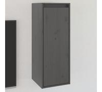 vidaXL Pensile Grigio 30x30x80 cm in Legno Massello di Pino