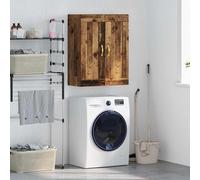 vidaXL Pensile Legno Vecchio 69,5 x 34 x 90 cm Legno Multistrato, Armadio salvaspazio per Soggiorno, Design Funzionale, unità compatta da Muro, Perfetto per organizzare