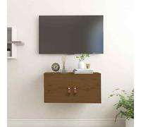 vidaXL Pensile Marrone Miele 60x30x30 cm in Legno Massello di Pino
