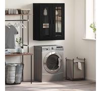 vidaXL Pensile Nero 69,5 x 34 x 90 cm Legno ingegnerizzato