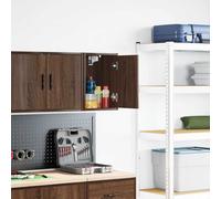 vidaXL Pensile per Garage Rovere Marrone in Legno Multistrato
