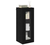 vidaXL Pensile Rovere Nero 34,5 x 34 x 90 cm