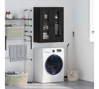 vidaXL Pensile Rovere Nero 69,5 x 34 x 90 cm