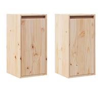 vidaXL Pensili 2 pz 30x30x60 cm in Legno Massello di Pino