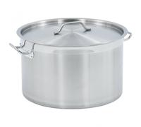 VidaXL Pentola con Coperchio 44L 45x28cm Acciaio Inossidabile