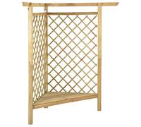 AX Pergolato Pergola Panca Integrata Rose Rampicanti Legno 166x81x174cm + 318418