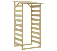 vidaXL Pergola con Tetto 100x90x200 cm in Legno di Pino Impregnato