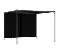 AX Pergolato Parasole Retrattile 3x3x2.25m Pergola Baldacchino Giardino 0K 49324