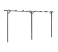 VIDAXL - Pergolato Da Giardino Grigio 400x40x205 Cm In Pino Impregnato