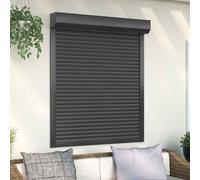 vidaXL Persiana a rullo Antracite 110 x 130 cm Alluminio e poliuretano