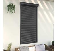 vidaXL Persiana a rullo Antracite 110 x 220 cm Alluminio e poliuretano