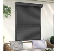 vidaXL Persiana a rullo Antracite 120 x 150 cm Alluminio e poliuretano