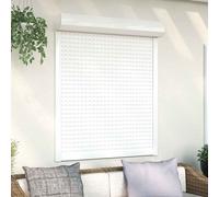 vidaXL Persiana a rullo Bianco 110 x 130 cm Alluminio e poliuretano