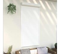 vidaXL Persiana a rullo Bianco 110 x 220 cm Alluminio e poliuretano