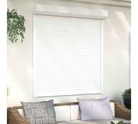 vidaXL Persiana a rullo Bianco 130 x 140 cm Alluminio e poliuretano