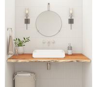 vidaXL Piano Bagno 100x60x2,5 cm Rettangolare Legno Massello di Acacia, Piano d'appoggio per Bagno, ripiano per Bagno, Piano per Bagno in Legno