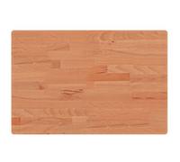 vidaXL Piano Bagno 60x40x2,5 cm Legno Massello di Faggio