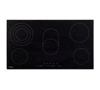 vidaXL Piano Cottura in Ceramica 5 Zone e Controlli Touch 77 cm 8500 W