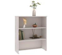vidaXL Piano Credenza HAMAR Bianco 85x35x100 cm Legno Massello di Pino