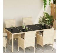 vidaXL Piano del tavolo 4 pcs Nero vetro temperato