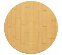 vidaXL Piano del Tavolo Ø50x4 cm in Bambù