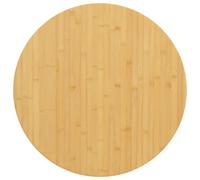 vidaXL Piano del Tavolo Ø70x2,5 cm in Bambù