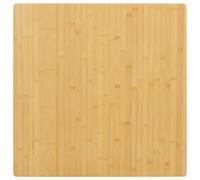 vidaXL Piano del Tavolo 70x70x2,5 cm in bambù, Piano Tavolo sostitutivo, Piano per tavolino, Piano Tavolo da Pranzo, Piano Tavolo in bambù