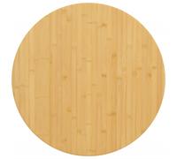 vidaXL Piano del Tavolo Ø80x1,5 cm in Bambù