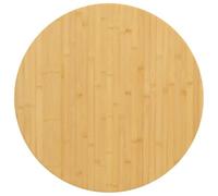 vidaXL Piano del Tavolo Ø90x4 cm in bambù