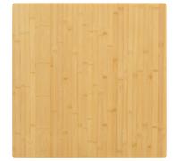 vidaXL Piano del Tavolo 90x90x1,5 cm in Bambù