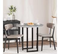 vidaXL Piano del tavolo Grigio cemento 80 x 80 x 1,5 cm