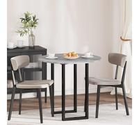 vidaXL Tavolo rotondo per interni Superficie Sala da Pranzo Minimalista Moderno Scrivania Ufficio Creativo e Funzionale