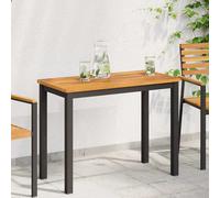 vidaXL Tavolo 80 x 40 x 2,2 cm, piano rettangolare in teak massiccio