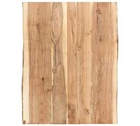 vidaXL Piano del Tavolo Ripiano Superiore Piano di Appoggio per Tavolo Accessori per Tavole Ricambi 80x(50-60) x3,8 cm Legno Massello di Acacia