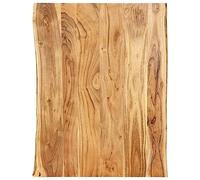 vidaXL Piano del Tavolo Ripiano Superiore Piano di Appoggio per Tavolo Accessori per Tavole Ricambi 80x(50-60) x2,5 cm Legno Massello di Acacia