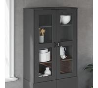 vidaXL Piano per Credenza VIKEN Antracite in Legno Multistrato