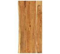 vidaXL Piano per Lavabo Bagno Ripiano per Lavello Rustico Mensola per Lavandino Accessori per Bagno 140x52x3,8 cm Legno Massello di Acacia