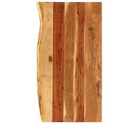 vidaXL Piano per Lavabo Bagno Ripiano per Lavello Rustico Mensola per Lavandino Accessori per Bagno 100x52x3,8 cm Legno Massello di Acacia
