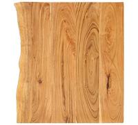 vidaXL Piano per Lavabo Bagno Ripiano per Lavello Rustico Mensola per Lavandino Accessori per Bagno 80x55x3,8 cm Legno Massello di Acacia