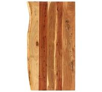 vidaXL Piano per Lavabo Bagno Ripiano per Lavello Rustico Mensola per Lavandino Accessori per Bagno 100x52x3,8 cm Legno Massello di Acacia