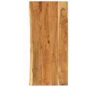 vidaXL Piano per Lavabo Bagno Ripiano per Lavello Rustico Mensola per Lavandino Accessori per Bagno 114x52x4 cm Legno Massello di Acacia